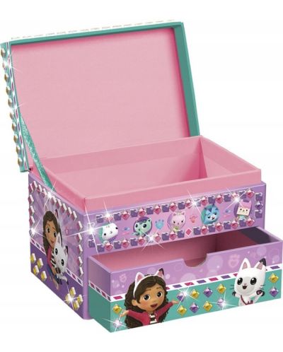 Set creativ Totum - Decorează o cutie pentru bijuterii, Gabby's Dollhouse - 2