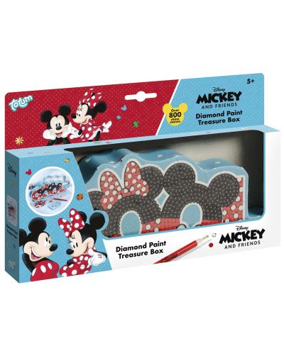 Totum Creative Kit - Decorează-ți propria cutie de comori Mickey Mouse - 1