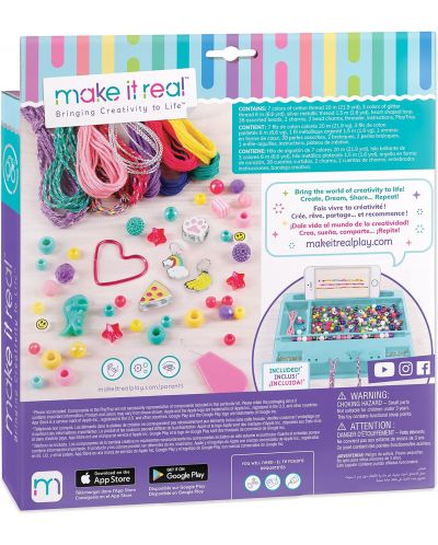 Set creativ Make it Real - Creează-ți brățări colorate - 8