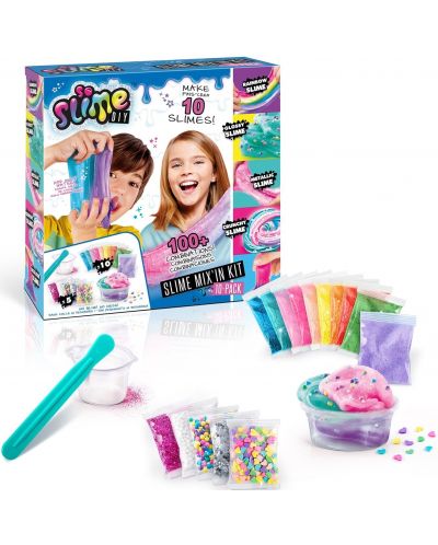 Canal Toys - So Slime, fă-ți propriul slime, 10 culori , - 6