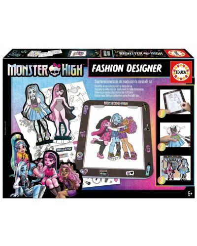 Set creativ  Educa - Designer de modă, Monster High - 2