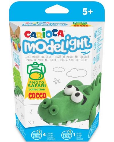 Set creativ Carioca Modelight PlayBox - Crocodil - 1