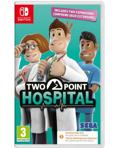 Two Point Hospital - Код в кутия (Nintendo Switch) - 1