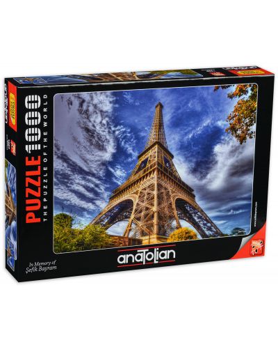 Puzzle Anatolian de 1000 piese - Turnul Eiffel, Shtefik Bayram - 1