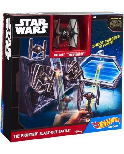 Set de joaca Hot Wheels Star Wars - Tie Fighter - 1