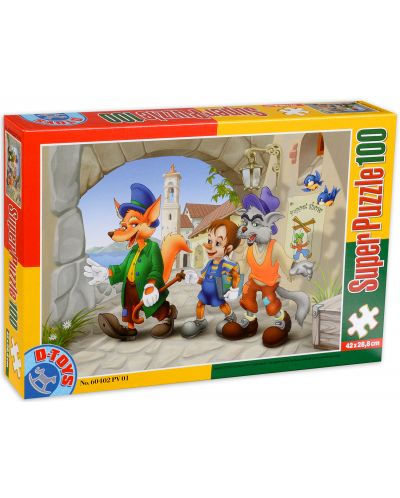Puzzle D-Toys de 100 piese - Pinocchio - 1