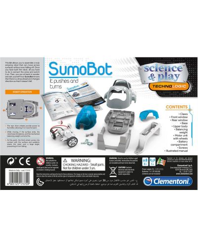 Set stiintific Clementoni Science Museum - Robot Sumobot - 2