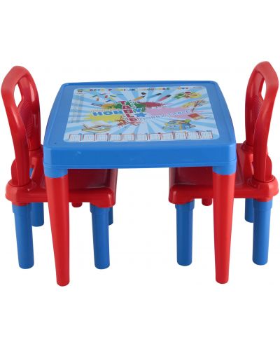Masa cu scaune pentru copii Pilsan, Albastru - 1