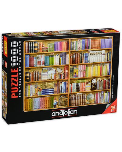 Puzzle Anatolian de 1000 piese - Biblioteca, Barbara Behr	 - 1