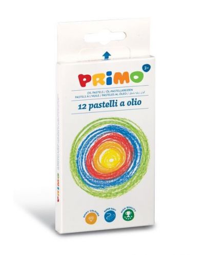 Pasteluri uleioase Primo - 12 culori - 1