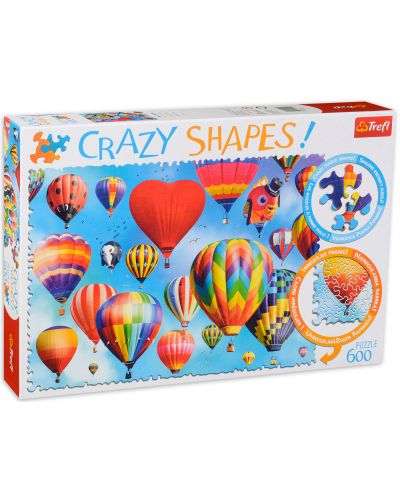 Puzzle Trefl de 600 piese - Baloane colorate - 1