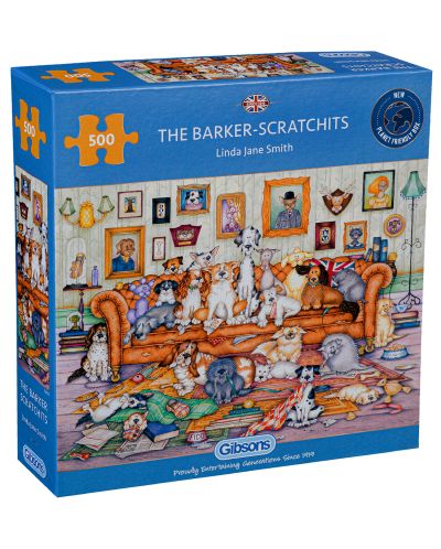 Puzzle Gibsons de 500 piese - The Barker-Scratchits, Linda Jane Smith - 1