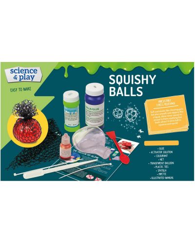 Set Clementoni Science & Play - Laboratorul pentru slim Squishy Balls - 2