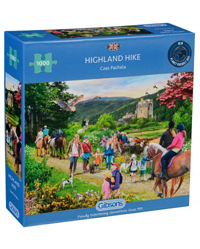 Puzzle Gibsons de 1000 piese - Highland Hike - 1