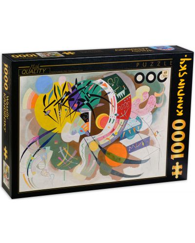 Puzzle D-Toys de 1000 piese - Dominant Cove, Vasili Kandinski - 1