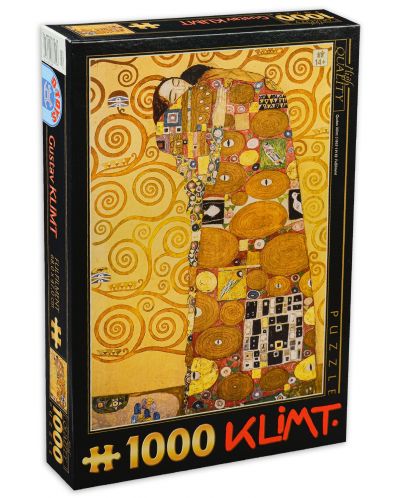 Puzzle D-Toys de 1000 piese - Gustav Klimt, The Hug - 1