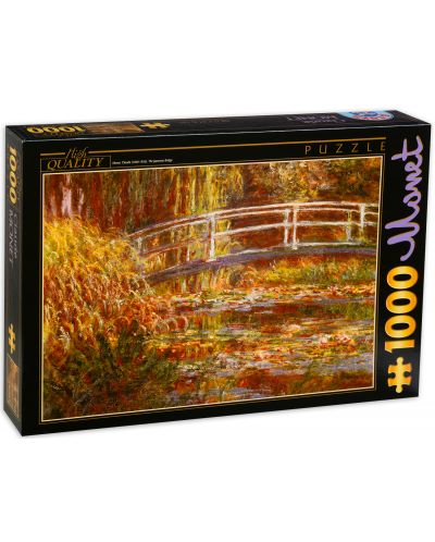 Puzzle D-Toys de 1000 piese - Podul japonez, Claude Monet - 1