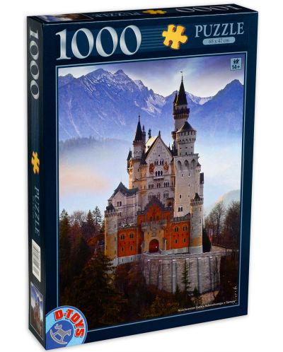 Puzzle D-Toys de 1000 piese - Neuschwanstein, Germania - 1