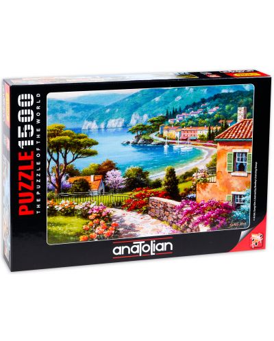 Puzzle Anatolian de 1500 piese - Pe malul lacului, Sung Kim - 1