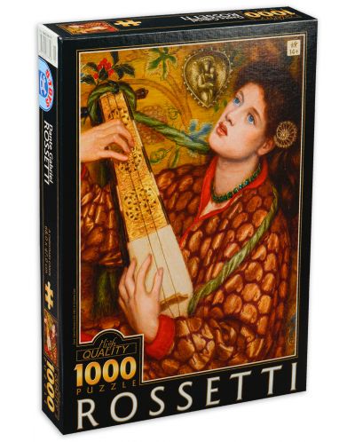 Puzzle  D-Toys de 1000 piese - Cantec de Craciun, Dante Gabriel Rossetti - 1