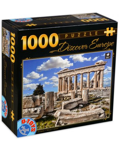 Puzzle D-Toys de 1000 piese - Acropola, Atena - 1