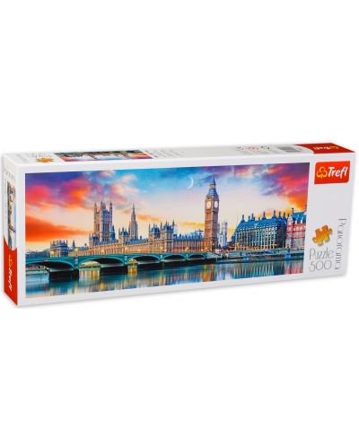 Puzzle panoramic Trefl de 500 piese - Big Ben, Londra - 1
