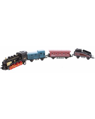 Set de joaca Johntoy - Locomotiva cu 3 vagoane, sortiment - 1