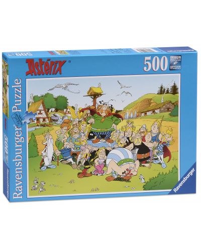 Puzzle Ravensburger de 500 piese - Satul lui Asterix - 1
