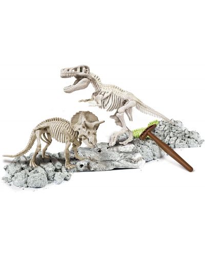 Set Clementoni Science & Play - Schelete luminoase de T-Rex si Triceratops - 5