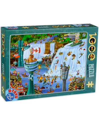 Puzzle D-Toys de 1000 piese - Cascada Niagara - 1