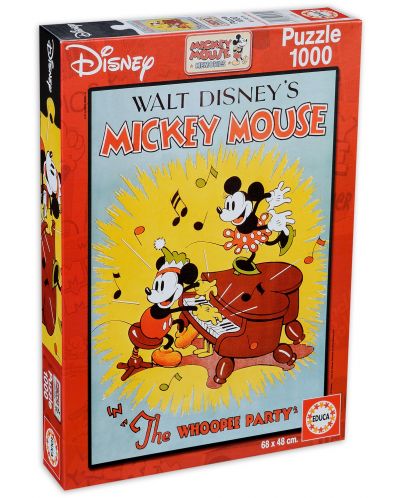 Puzzle Educa de 1000 piese - Sarbatoarea lui Mickey Mouse - 1