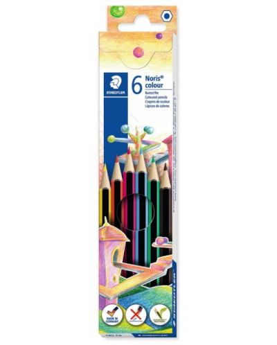 Creioane colorate Staedtler Noris Colour 185 - 6 culori - 1