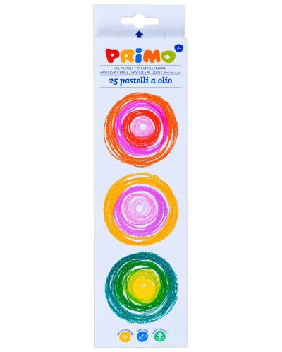 Set pasteluri uleioase Primo - 25 culori - 1
