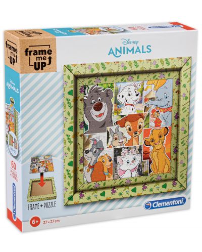 Puzzle Clementoni Frame Me Up de 60 piese - Frame Me Up Disney Animal Friends - 1