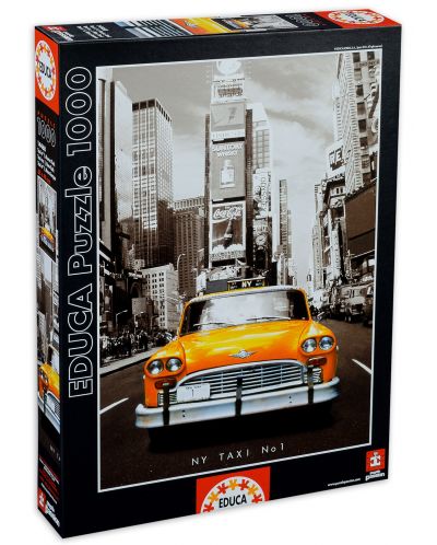 Puzzle Educa de 1000 piese - Taxi in New York - 1