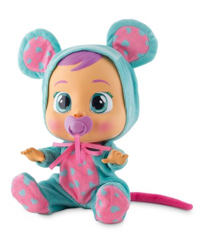 Papusa bebe plangacios cu lacrimi  IMC Toys Cry Babies - Lala, soricel - 1