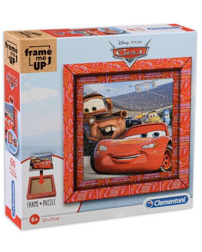 Puzzle Clementoni Frame Me Up de 60 piese - Frame Me Up Disney Pixar Cars - 1