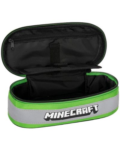 Penar școlar oval Minecraft Jolly - 1 fermoar - 2