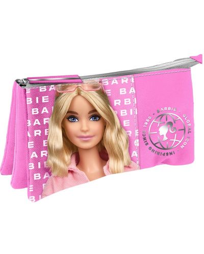 Penar școlar Kstationery Barbie - Cu 3 compartimente și un fermoar - 1