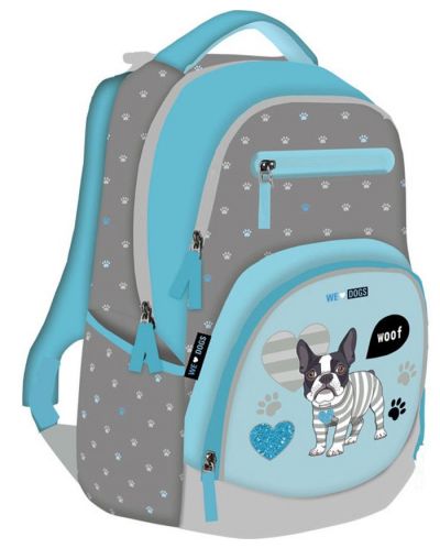 Rucsac școlar Lizzy Card We Love Dogs Woof - Active + - 1