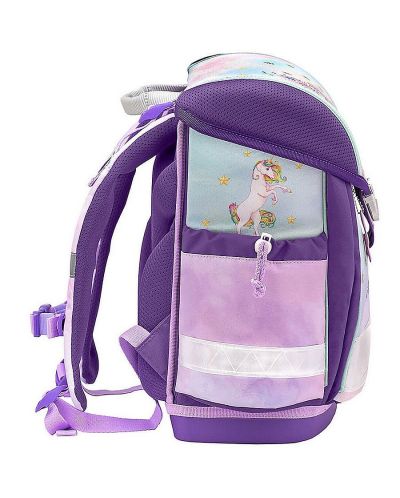 Rucsac-cutie pentru scoala Belmil - Rainbow Unicorn Magic - 2