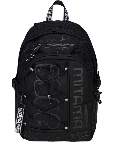 Ghiozdan școlar Mitama BDBF - Black Cracks, 32 l - 2