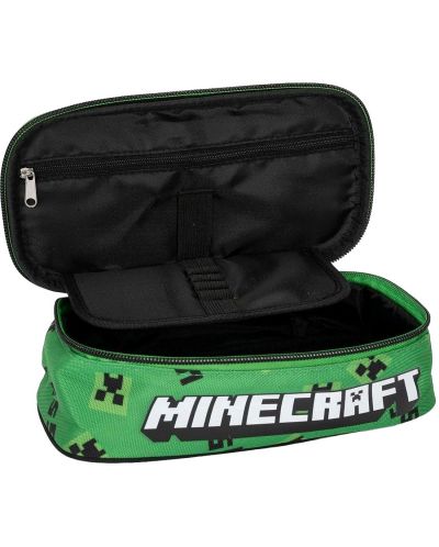 Penar școlar oval Minecraft Pixel - 1 fermoar - 3