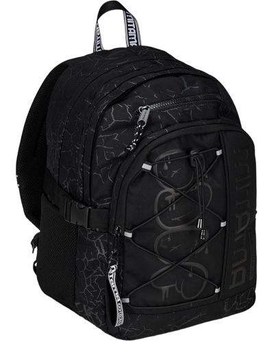 Ghiozdan școlar Mitama BDBF - Black Cracks, 32 l - 1