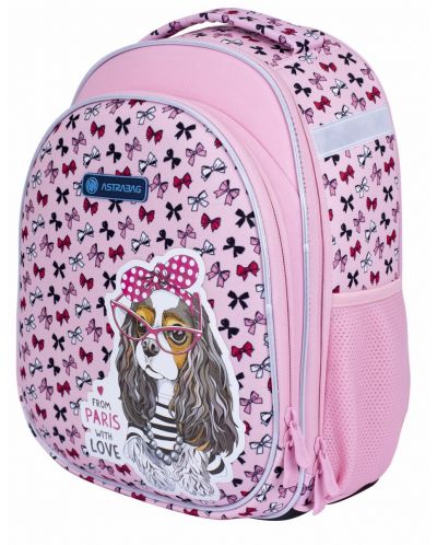 ASTRA 501021014 Rucsac scolar AS1, Sweet Dog With Bows - 1