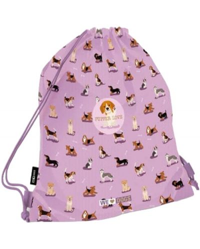 Rucsac sport scolar Lizzy Card We Love Dogs Pups - 1