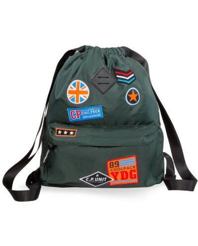 Rucsac scolar Cool Pack Badge - Urban, verde - 1