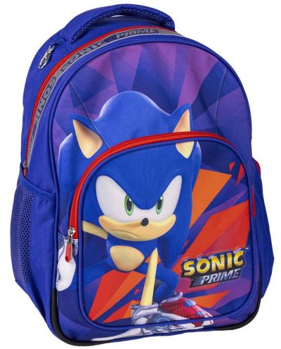 Rucsac școlar Cerda Sonic - Prime, albastru inchis - 1