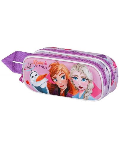 Penar școlar 3D Karactermania Frozen 2 - Friends, 2 fermoare - 4