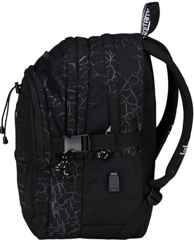 Ghiozdan școlar Mitama BDBF - Black Cracks, 32 l - 4